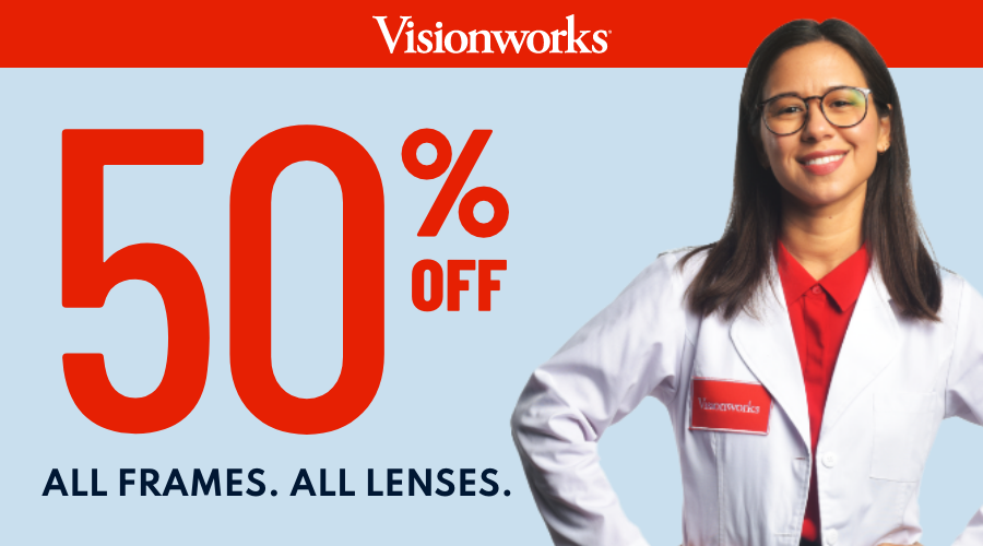 Visionworks 50 OFF LIMITED TIME